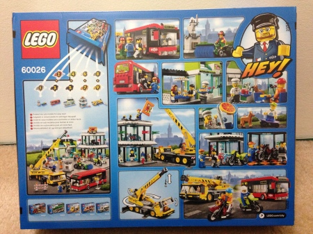 Lego City 60026 Town Square- back