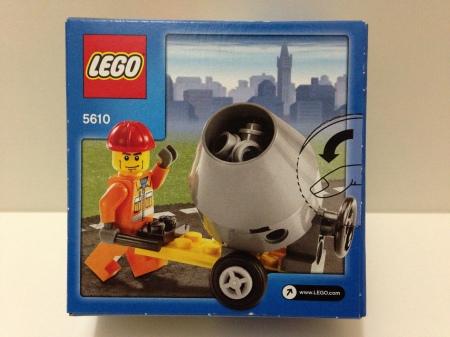 Lego City 5610 Builder- back