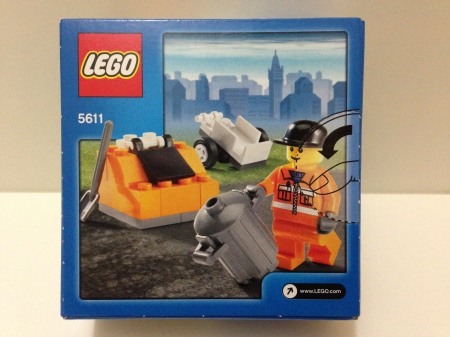 Lego City 5611 Public Works- back